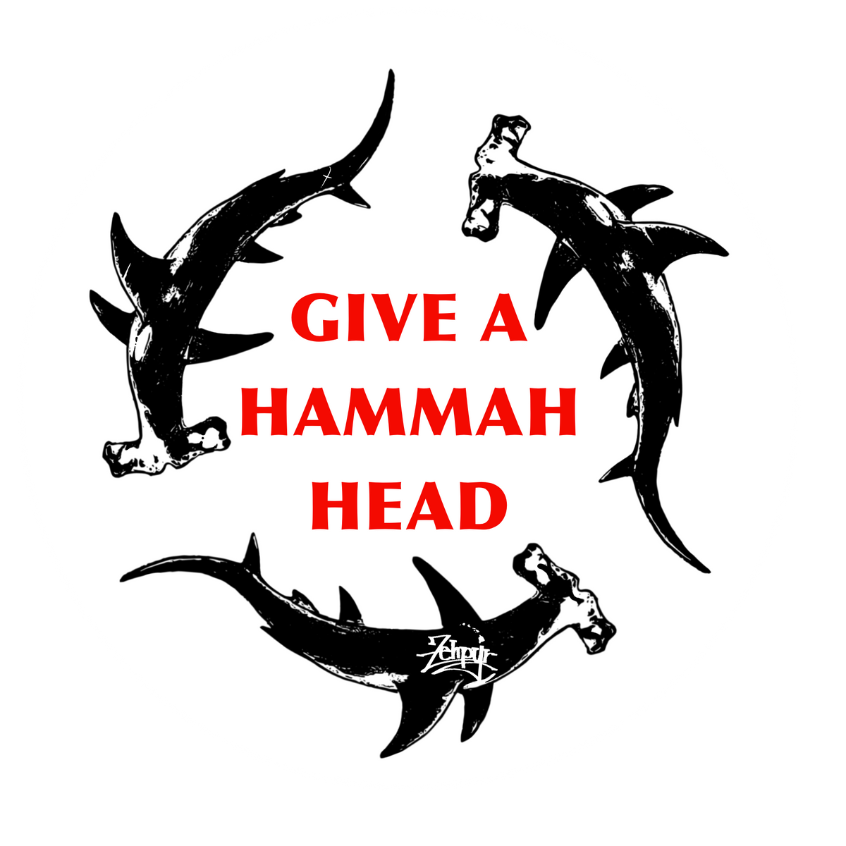 Give a Hammah Head Sticker
