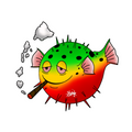 Pufferfish Sticker